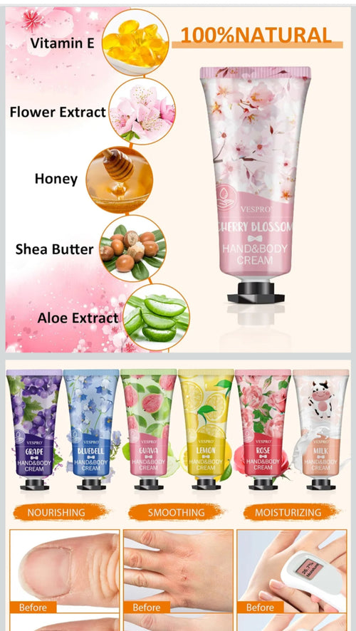 ON THE GO ORGANIC SCENTED PLANT HAND CREAM 28pcs GIFT SET